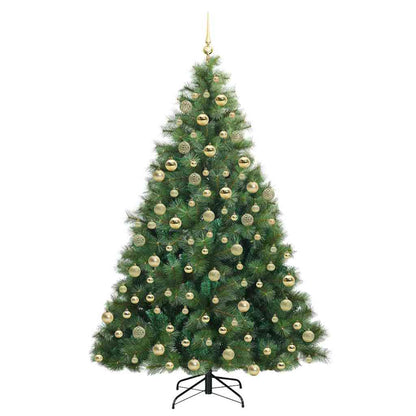 Kunstkerstboom Met 300 Led Met Standaard Pe En Pvc 180 cm