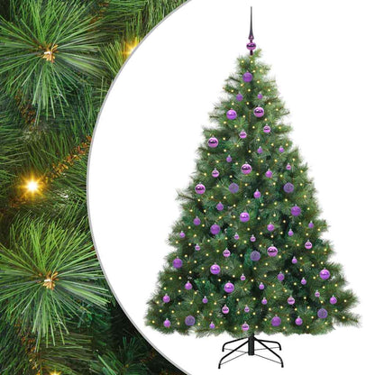 Kunstkerstboom met 300 LED met standaard Groen 180 cm PE en PVC