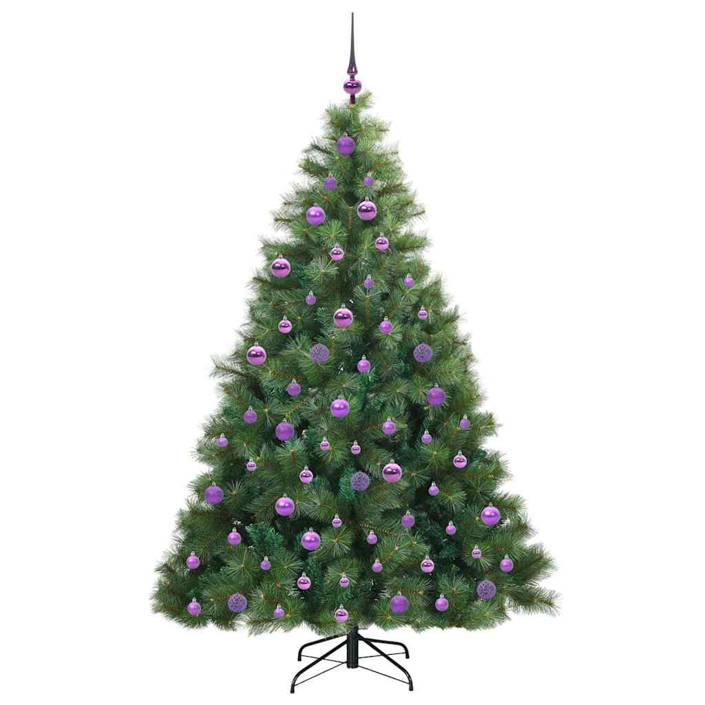 Kunstkerstboom met 300 LED met standaard Groen 180 cm PE en PVC