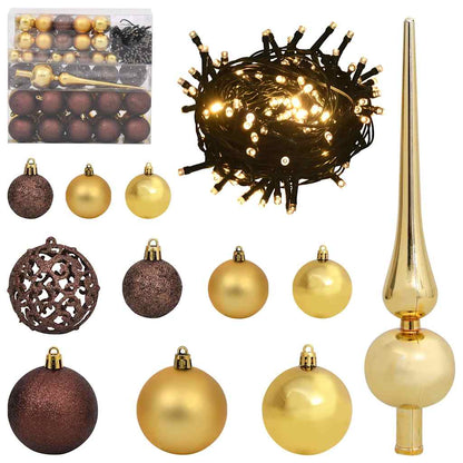 Kunstkerstboom met 300 LED met standaard Groen 210 cm PE en PVC