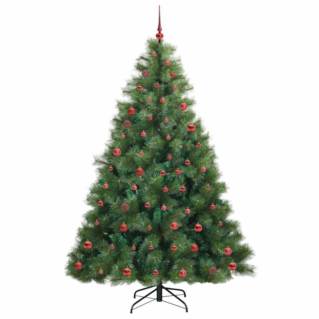 Kunstkerstboom Met 300 Led Met Standaard Groen 210 Cm Pe En Pvc