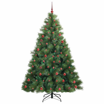Kunstkerstboom Met 300 Led Met Standaard Groen 210 Cm Pe En Pvc