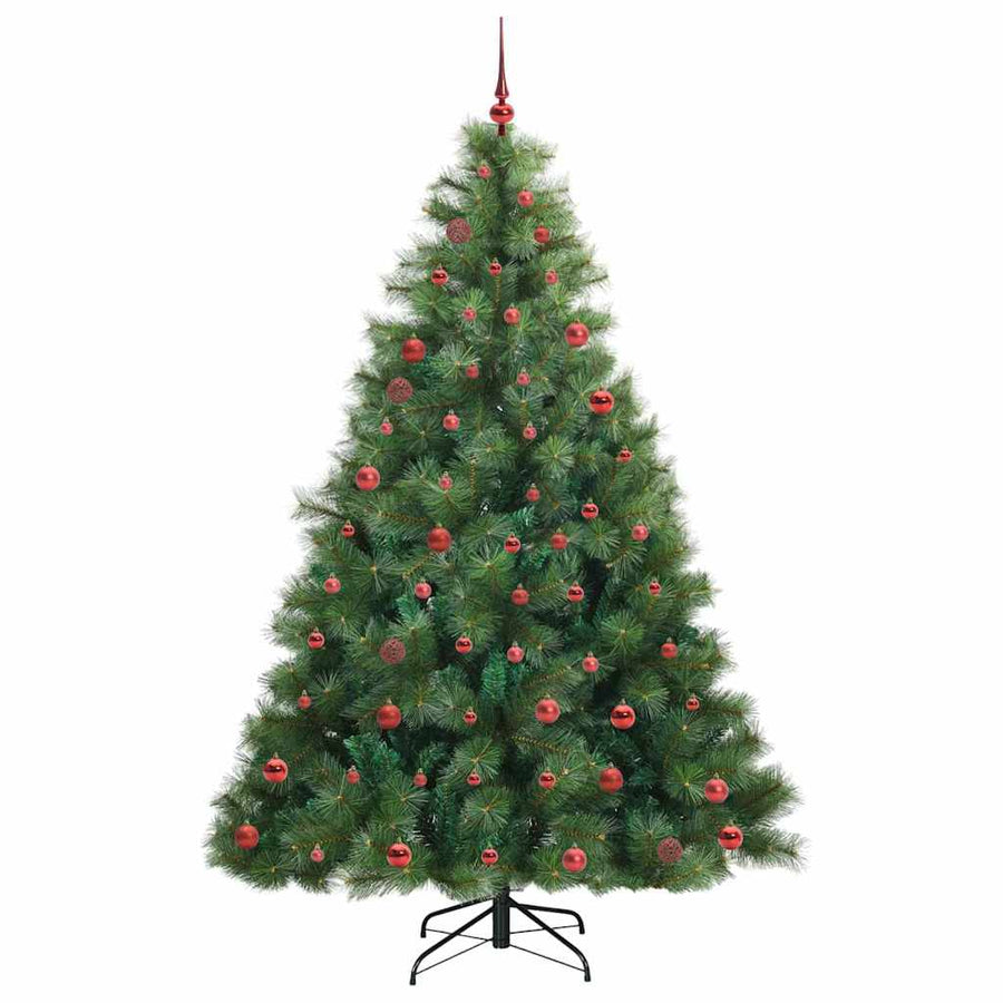 Kunstkerstboom Met 300 Led Met Standaard Groen 210 Cm Pe En Pvc