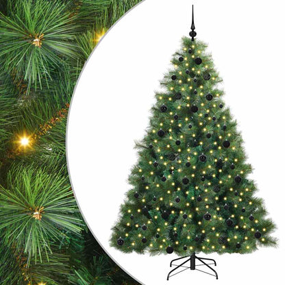 Kunstkerstboom Met 300 Led Met Standaard Groen 210 Cm Pe En Pvc