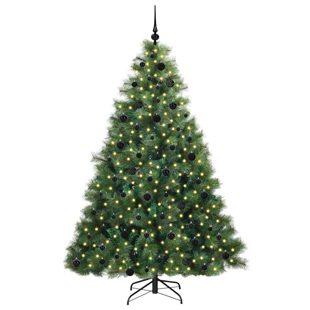 Kunstkerstboom Met 300 Led Met Standaard Groen 210 Cm Pe En Pvc