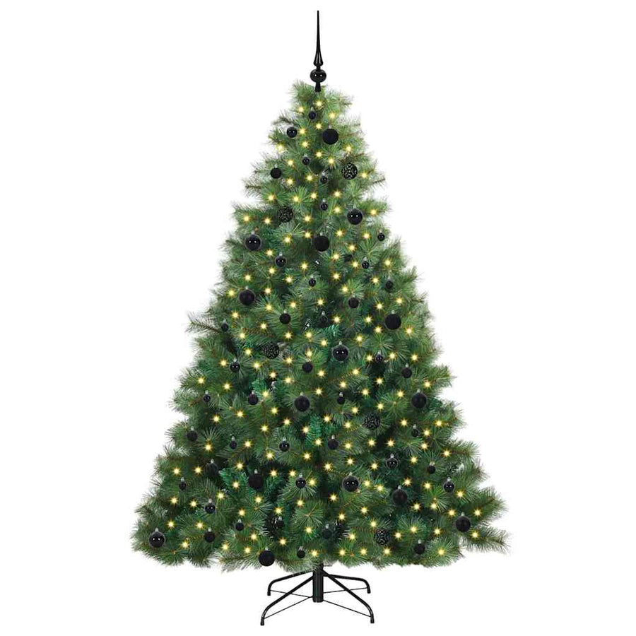 Kunstkerstboom Met 300 Led Met Standaard Groen 210 Cm Pe En Pvc