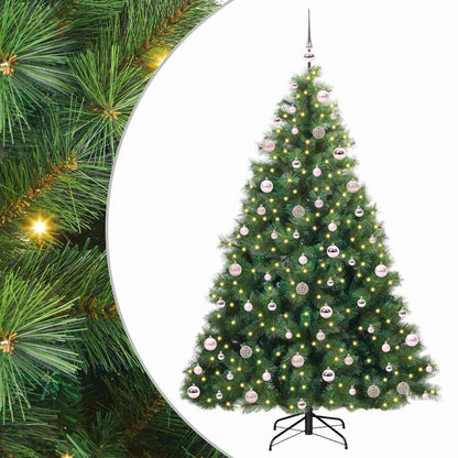 Kunstkerstboom Met 300 Led Met Standaard Groen 210 Cm Pe En Pvc