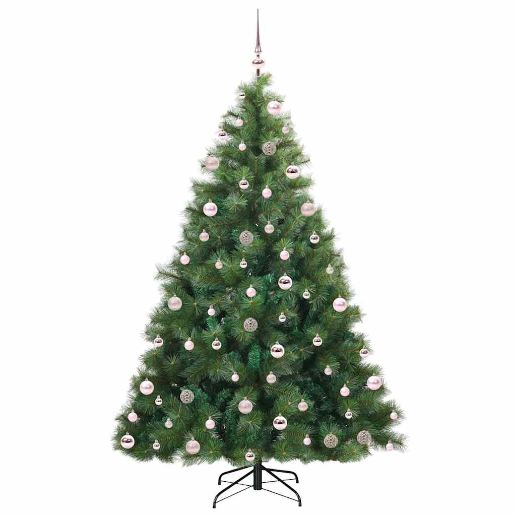 Kunstkerstboom Met 300 Led Met Standaard Groen 210 Cm Pe En Pvc
