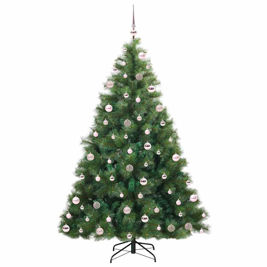 Kunstkerstboom Met 300 Led Met Standaard Groen 210 Cm Pe En Pvc