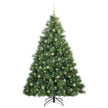 Kunstkerstboom Met 300 Led Met Standaard Pe En Pvc 210 cm