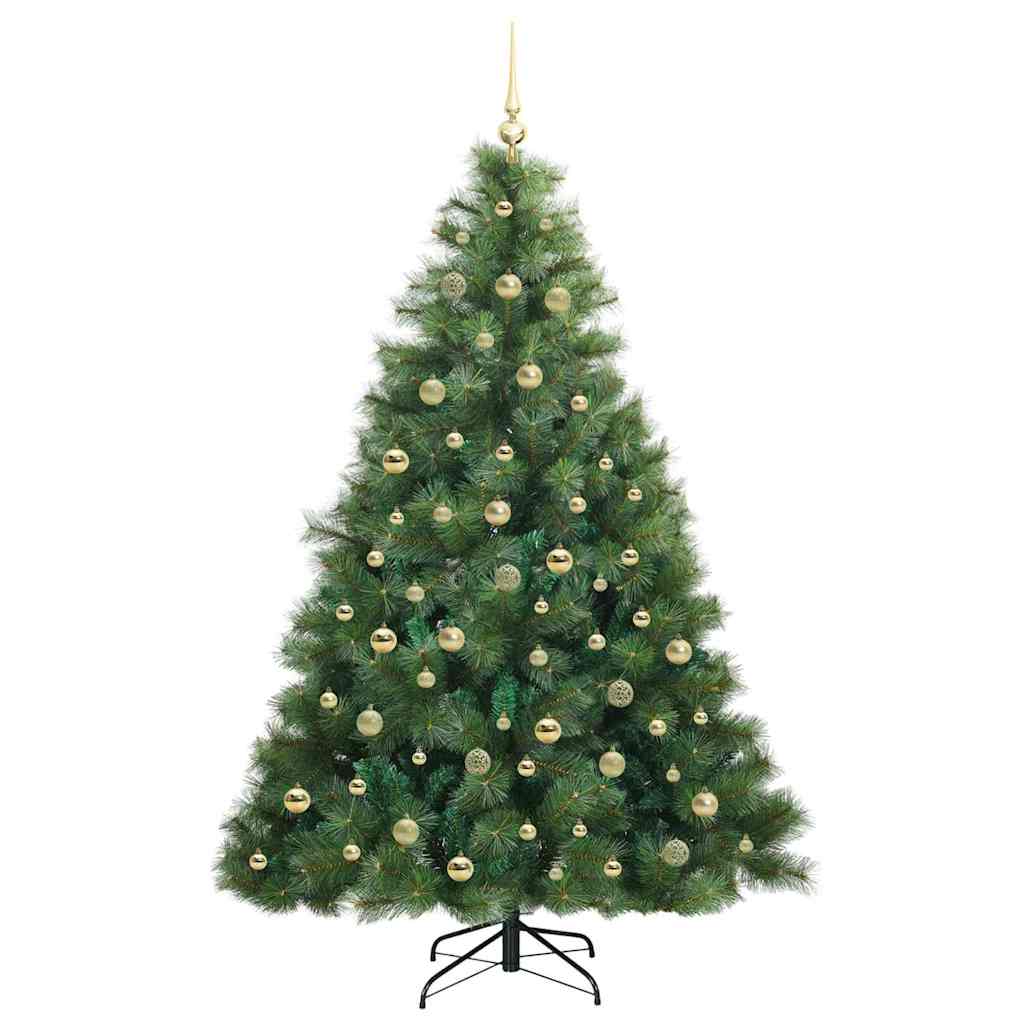 Kunstkerstboom Met 300 Led Met Standaard Pe En Pvc 210 cm