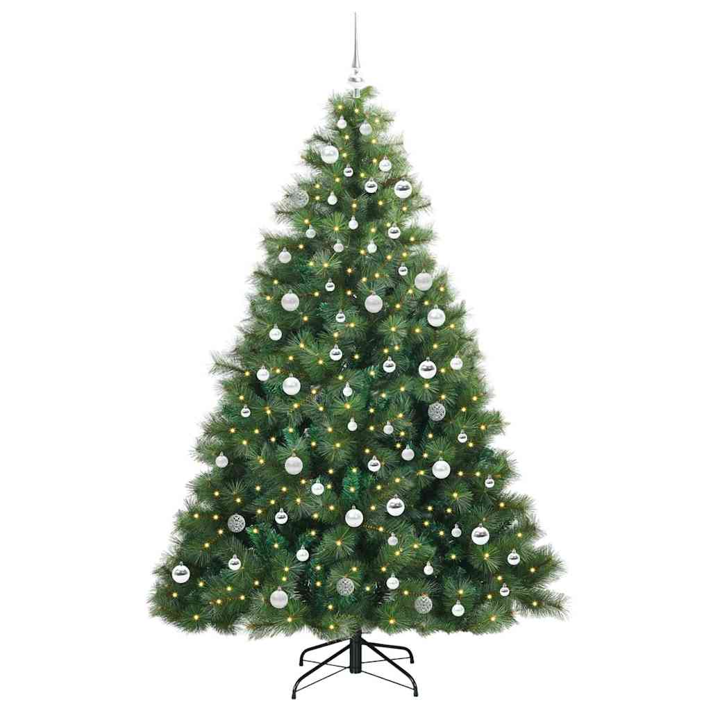 Kunstkerstboom Met 300 Led Met Standaard Groen 210 Cm Pe En Pvc