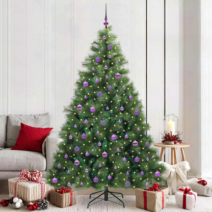 Kunstkerstboom Met 300 Led Met Standaard Groen 210 Cm Pe En Pvc