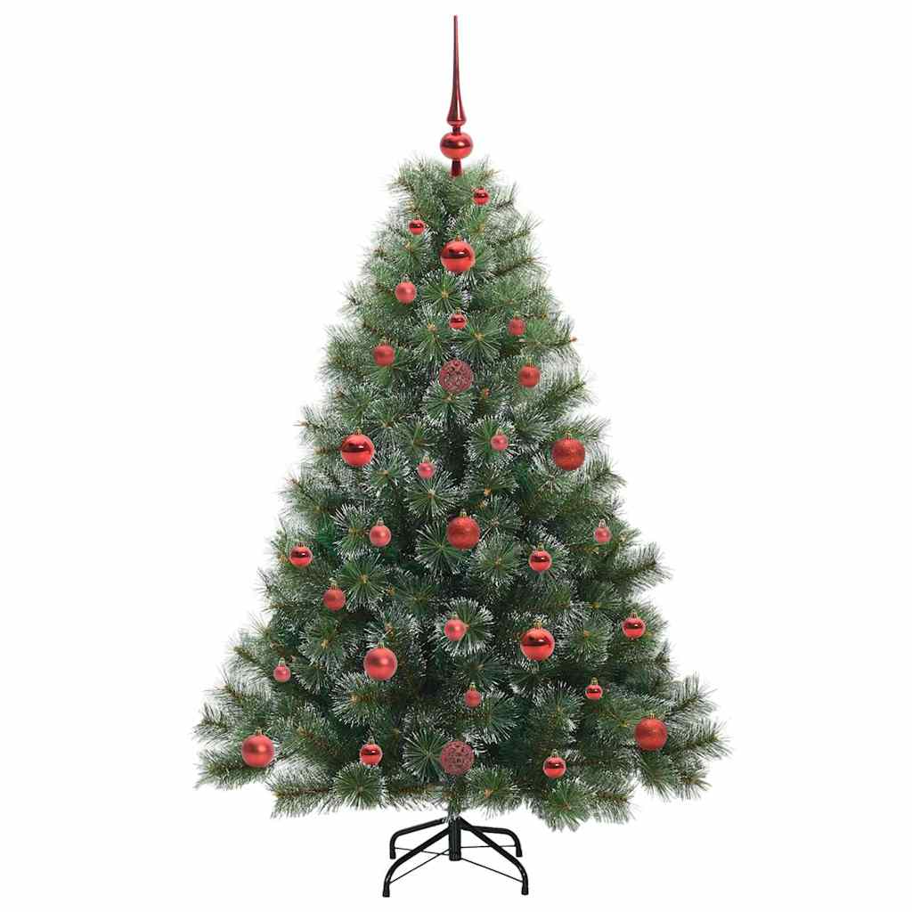 Kunstkerstboom met 150 LED met standaard Groen 120 cm PE en PVC