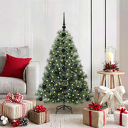 Kunstkerstboom 120 cm met 150 LED groen