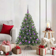 Kunstkerstboom met 150 LED met standaard Groen 120 cm PE en PVC