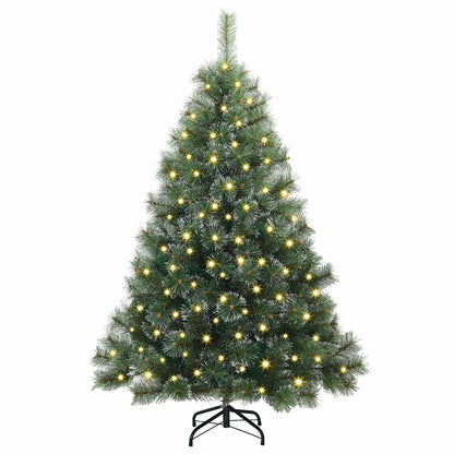 Kunstkerstboom met 150 LED met standaard Groen 150 cm PE en PVC