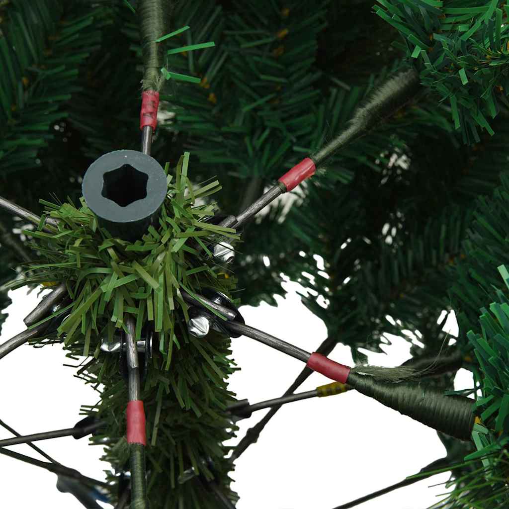 Kunstkerstboom met 150 LED met standaard Groen 150 cm PE en PVC