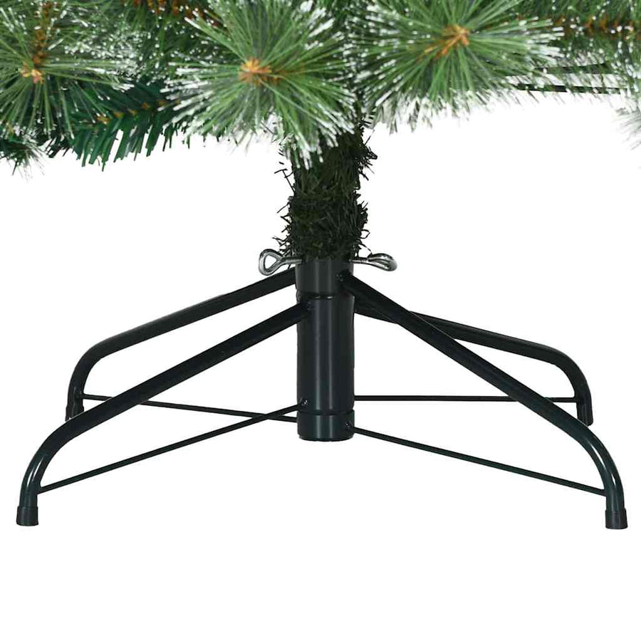 Kunstkerstboom met 300 LED met standaard Groen 180 cm PE en PVC