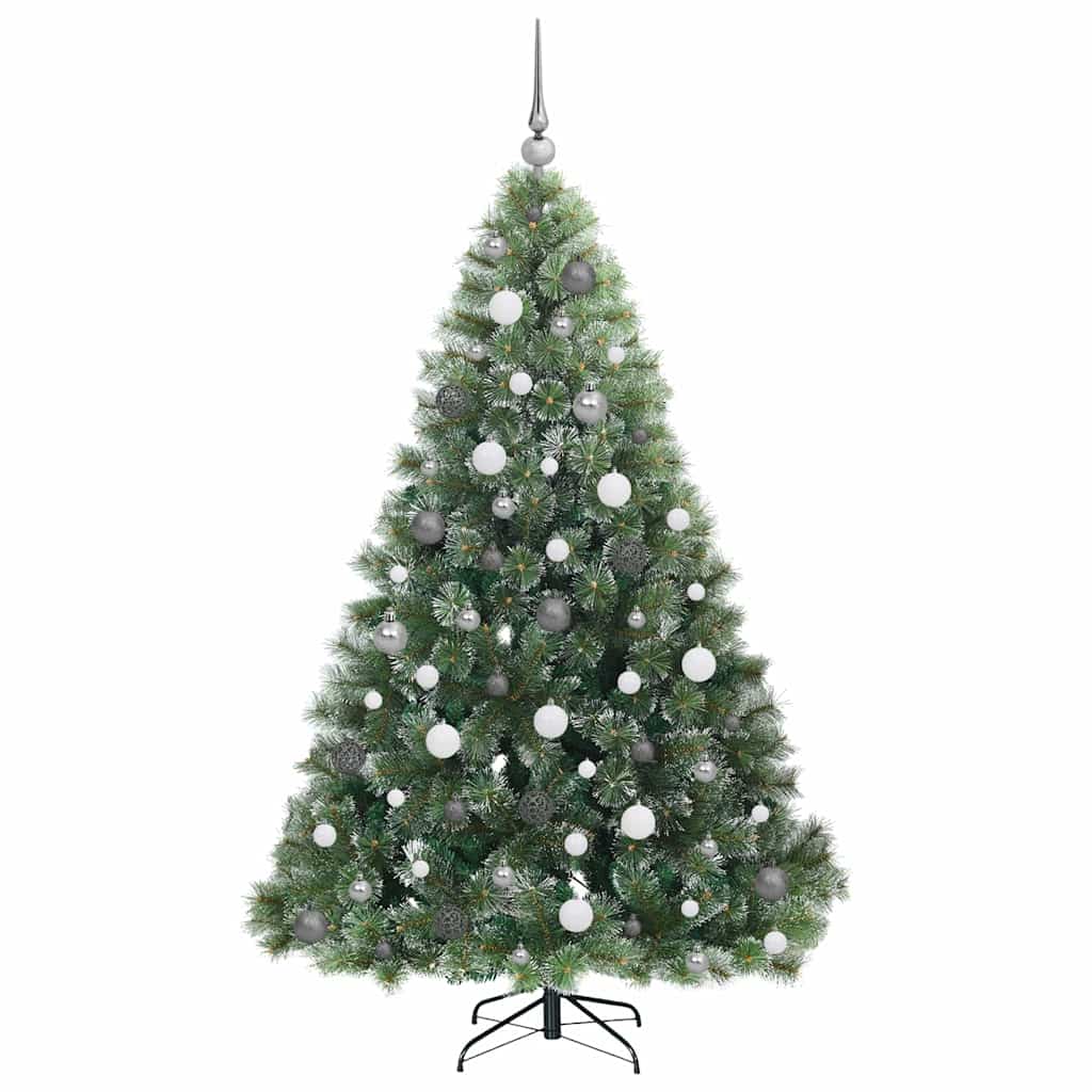 Kunstkerstboom met 300 LED met standaard Groen 180 cm PE en PVC