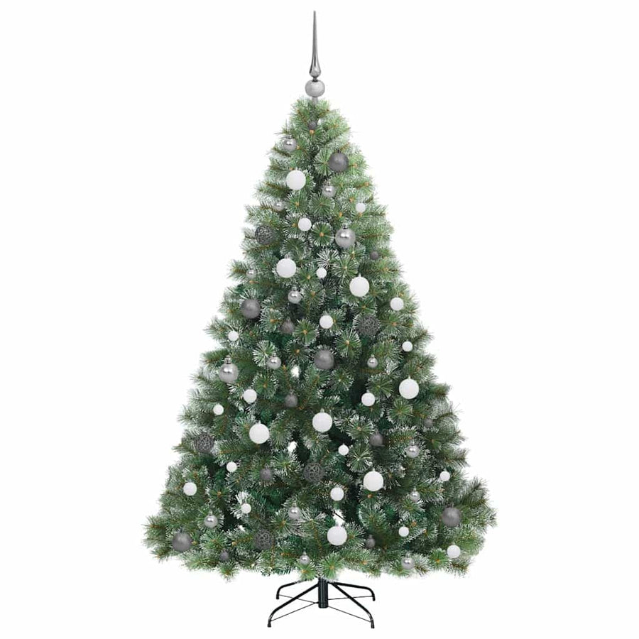Kunstkerstboom met 300 LED met standaard Groen 180 cm PE en PVC
