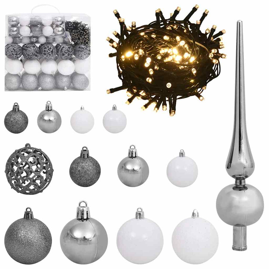 Kunstkerstboom met 300 LED met standaard Groen 180 cm PE en PVC