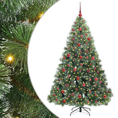 Kunstkerstboom met 300 LED met standaard Groen 180 cm PE en PVC