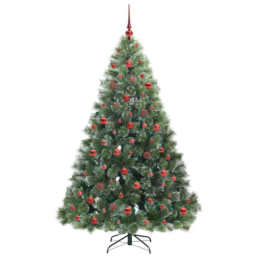 Kunstkerstboom met 300 LED met standaard Groen 180 cm PE en PVC