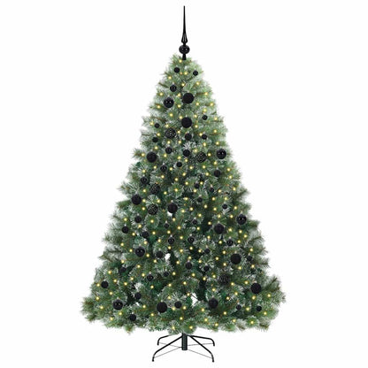 Kunstkerstboom met 300 LED met standaard Groen 180 cm PE en PVC