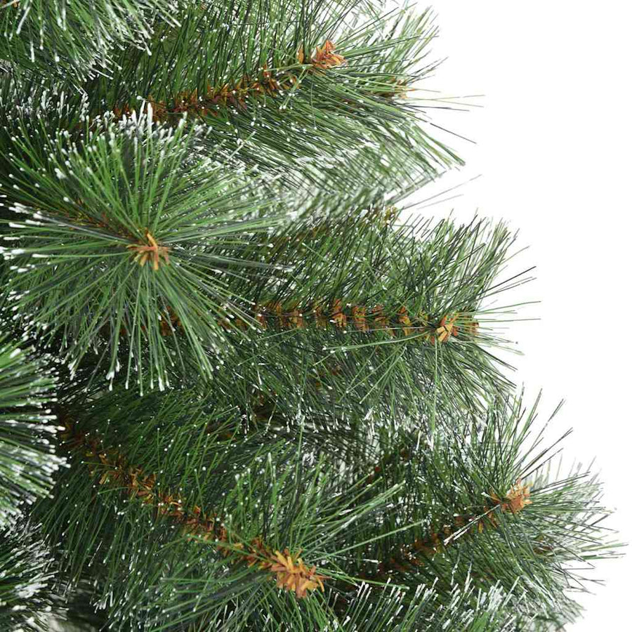 Kunstkerstboom met 300 LED met standaard Groen 210 cm PE en PVC