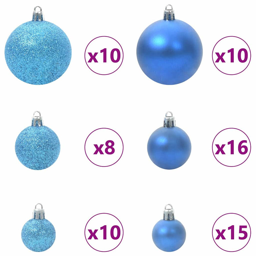 Kunstkerstboom met 300 LED met standaard Groen 210 cm PE en PVC