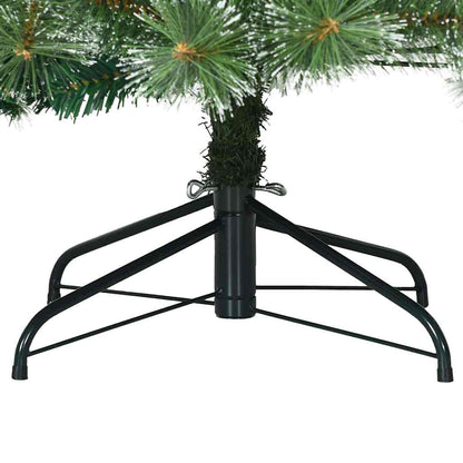 Kunstkerstboom Met 300 Led Met Standaard Groen Pe En Pvc Wit 240 cm