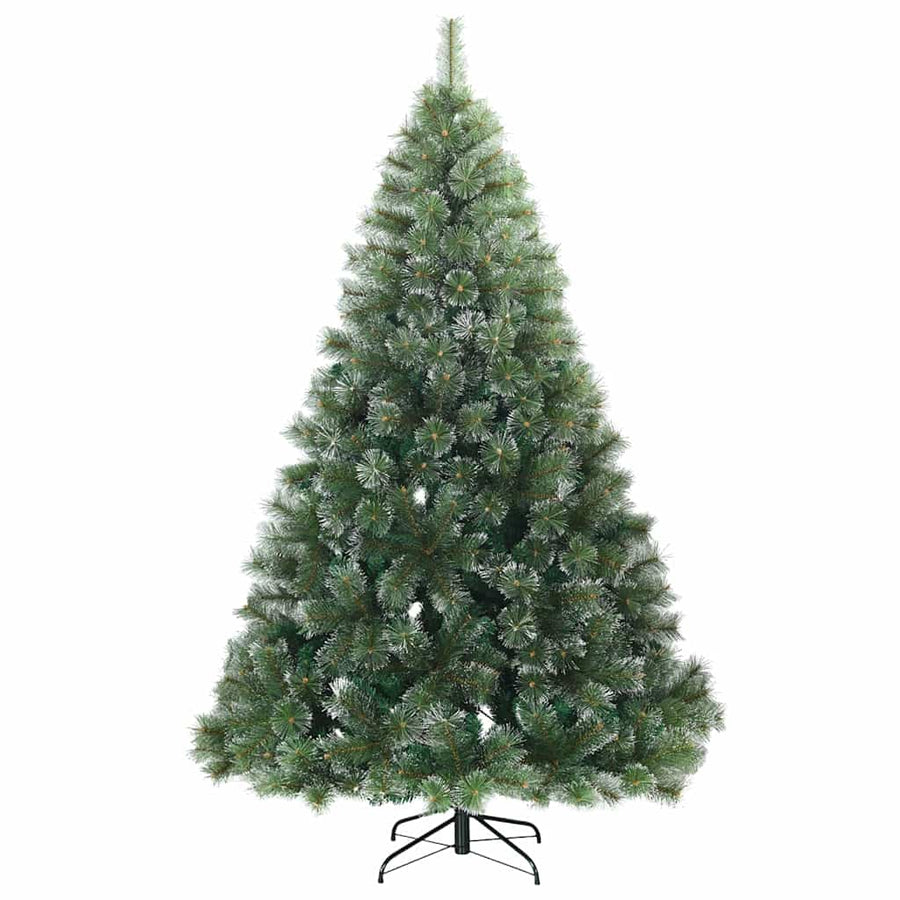 Kunstkerstboom met 300 LED met standaard Groen 240 cm PE en PVC