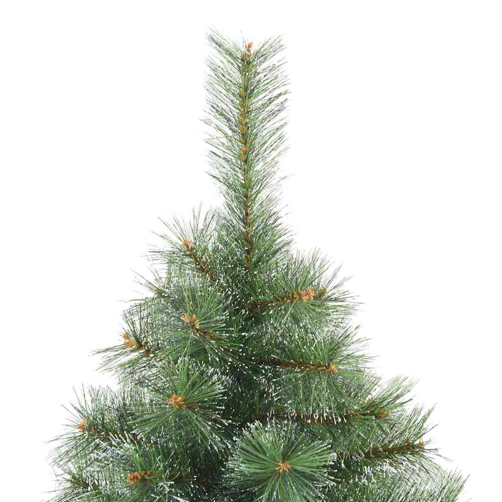 Kunstkerstboom Met 300 Led Met Standaard Groen Pe En Pvc Wit 240 cm