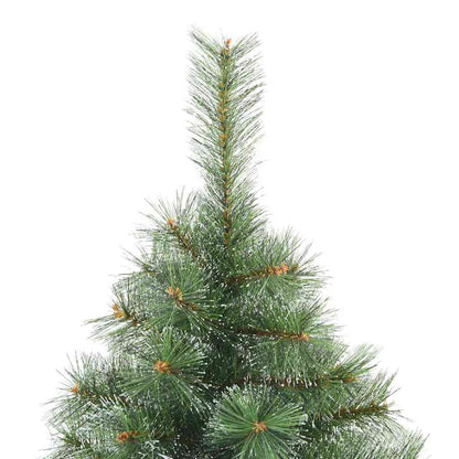 Kunstkerstboom Met 300 Led Met Standaard Groen Pe En Pvc Wit 240 cm