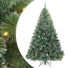 Kunstkerstboom Met 300 Led Met Standaard Groen Pe En Pvc Wit 240 cm