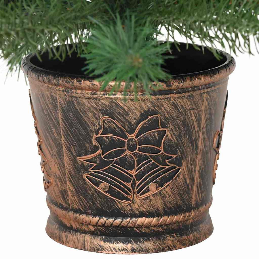 Kunstkerstboom met standaard Groen 75 cm PVC, PE en staal
