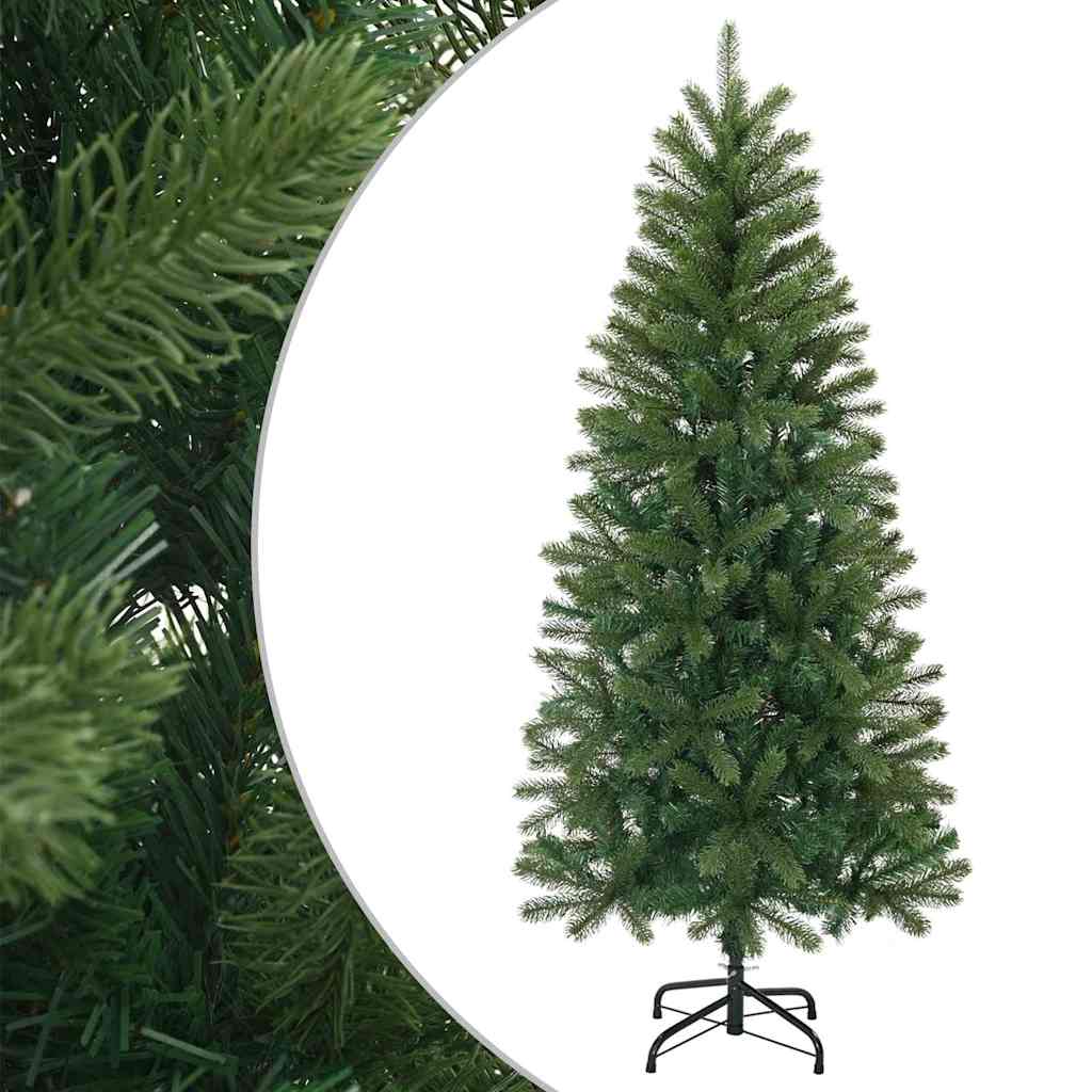 Kunstkerstboom met standaard Groen 150 cm PVC, PE en staal
