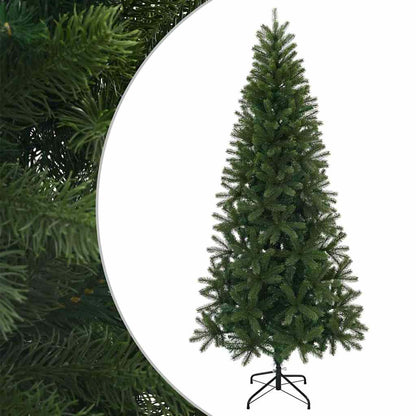 Kunstkerstboom met standaard Groen 180 cm PVC, PE en staal