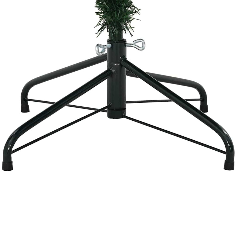 Kunstkerstboom met standaard Groen 210 cm PVC, PE en staal