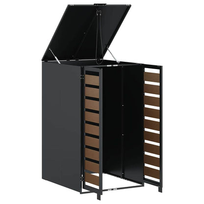 Afvalcontaineropslag met gasliftdeksel voor 240L container