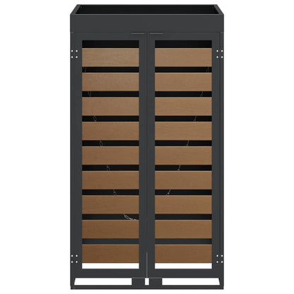 Afvalcontaineropslag met plantenbakdak voor 240L container