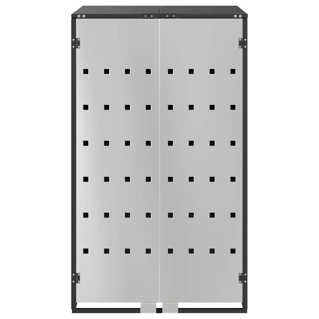 Afvalcontaineropslag met gasliftdeksel voor 240L container