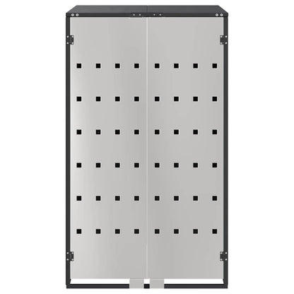 Afvalcontaineropslag met gasliftdeksel voor 240L container