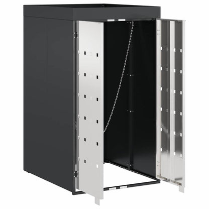 Afvalcontaineropslag met plantenbakdak voor 240L container