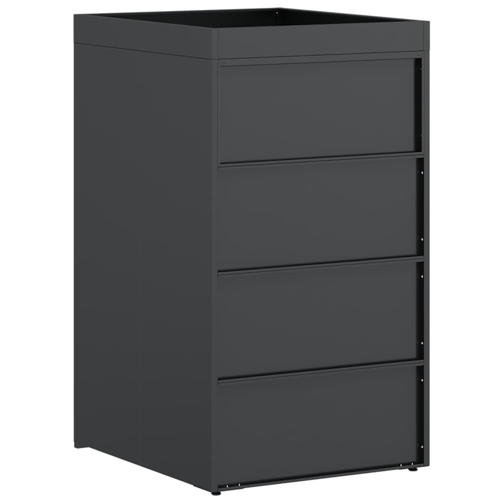 Afvalcontaineropslag met plantenbakdak voor 240L container