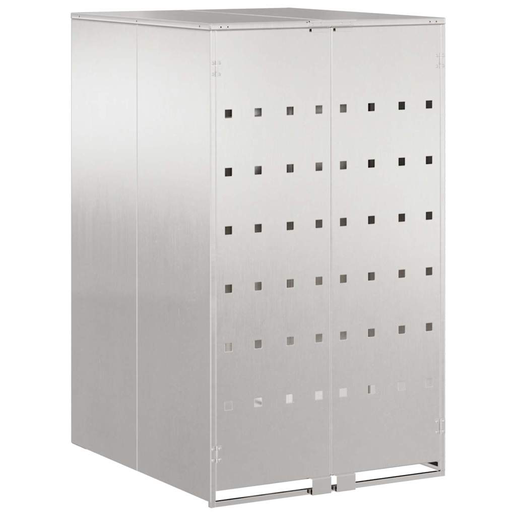 Afvalcontaineropslag met gasliftdeksel voor 240L container