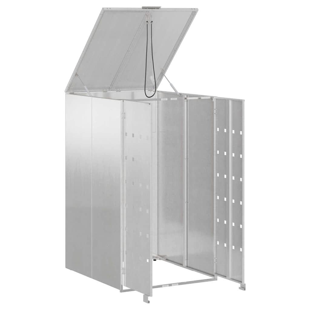 Afvalcontaineropslag met gasliftdeksel voor 240L container