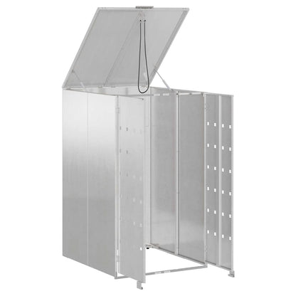 Afvalcontaineropslag met gasliftdeksel voor 240L container