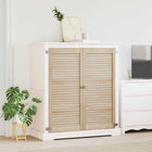 Cabinet door 2 pcs Natural 49.5 x 2.1 x 110 cm Solid pine wood
